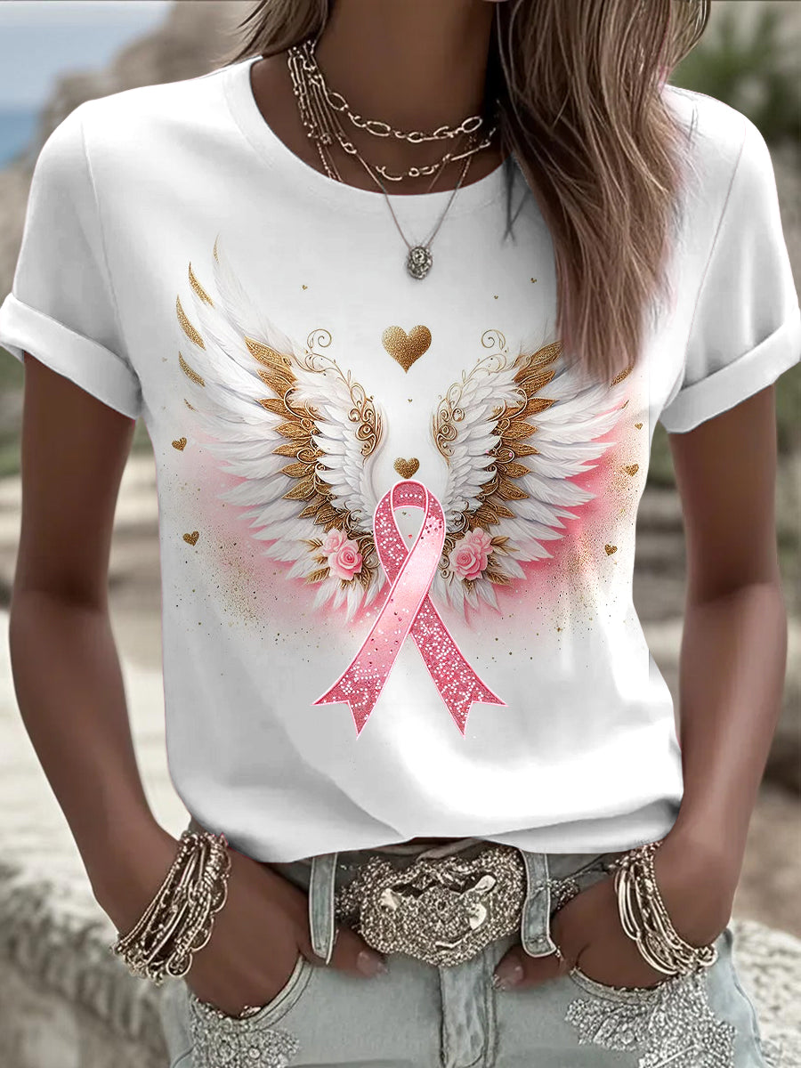 Women's Breast Cancer Awareness Casual T-Shirt