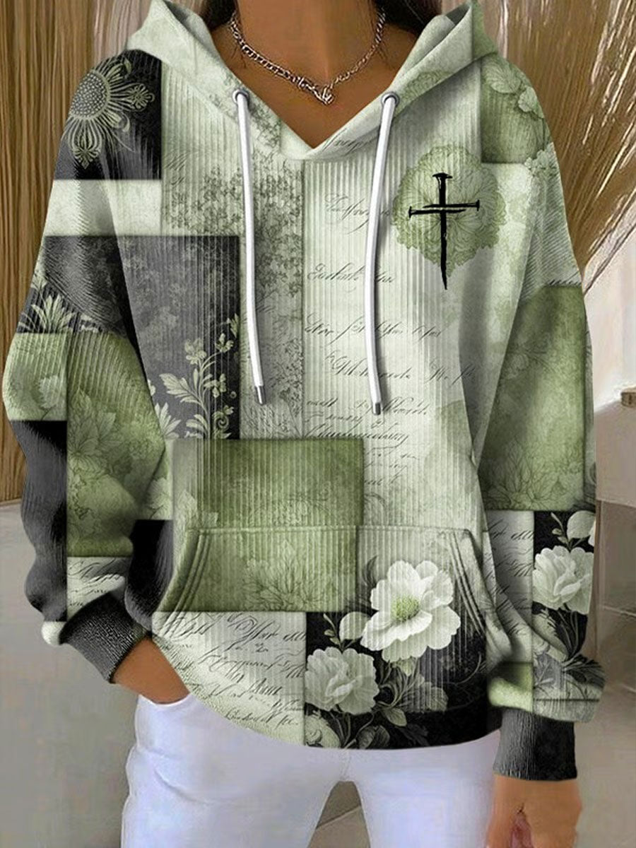 Women's Faith Art Printed Hoodie