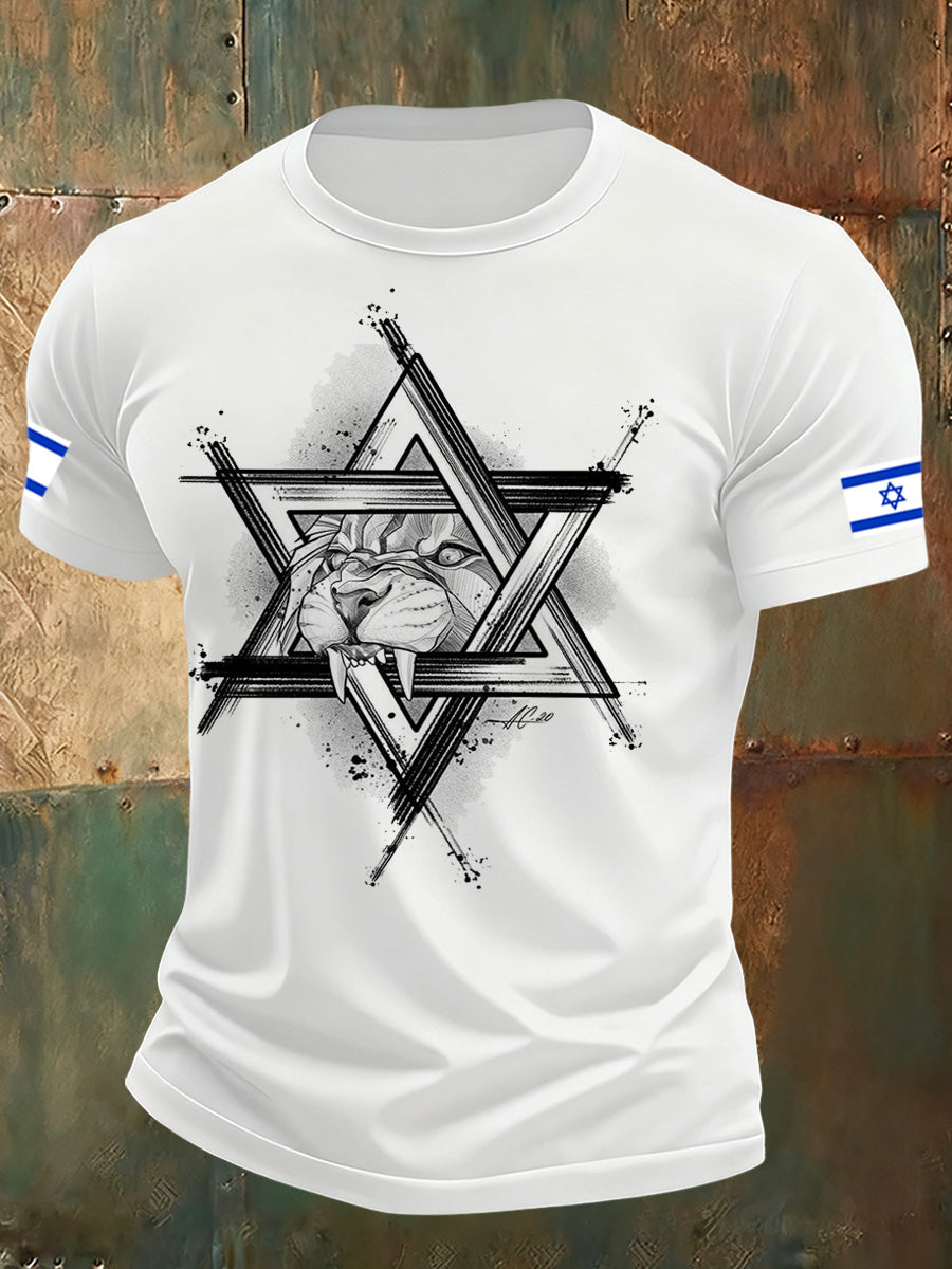 Men's Uae Printed Casual T-Shirt