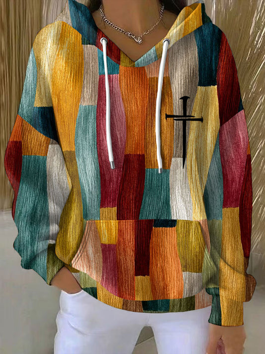 Women's Faith Art Printed Hoodie