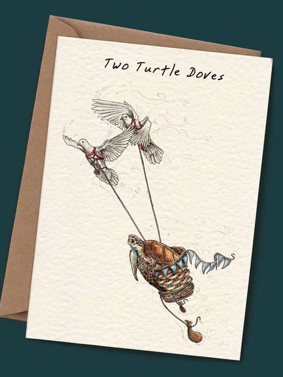 12 ימים של סט כרטיס חג המולד