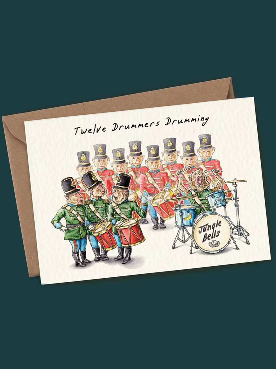 12 ימים של סט כרטיס חג המולד