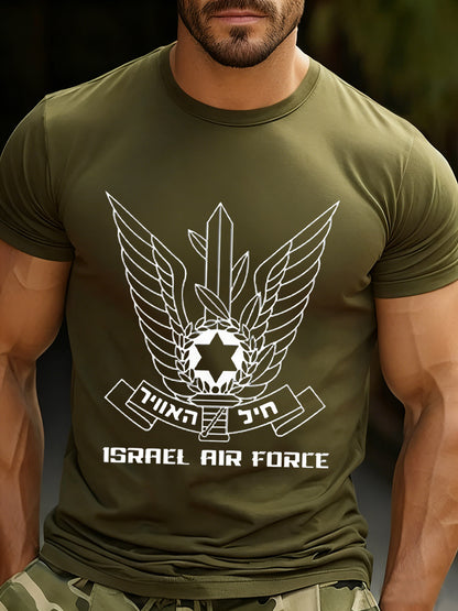 Men's Casual Loose-Fit Crew Neck Short Sleeve T-Shirt