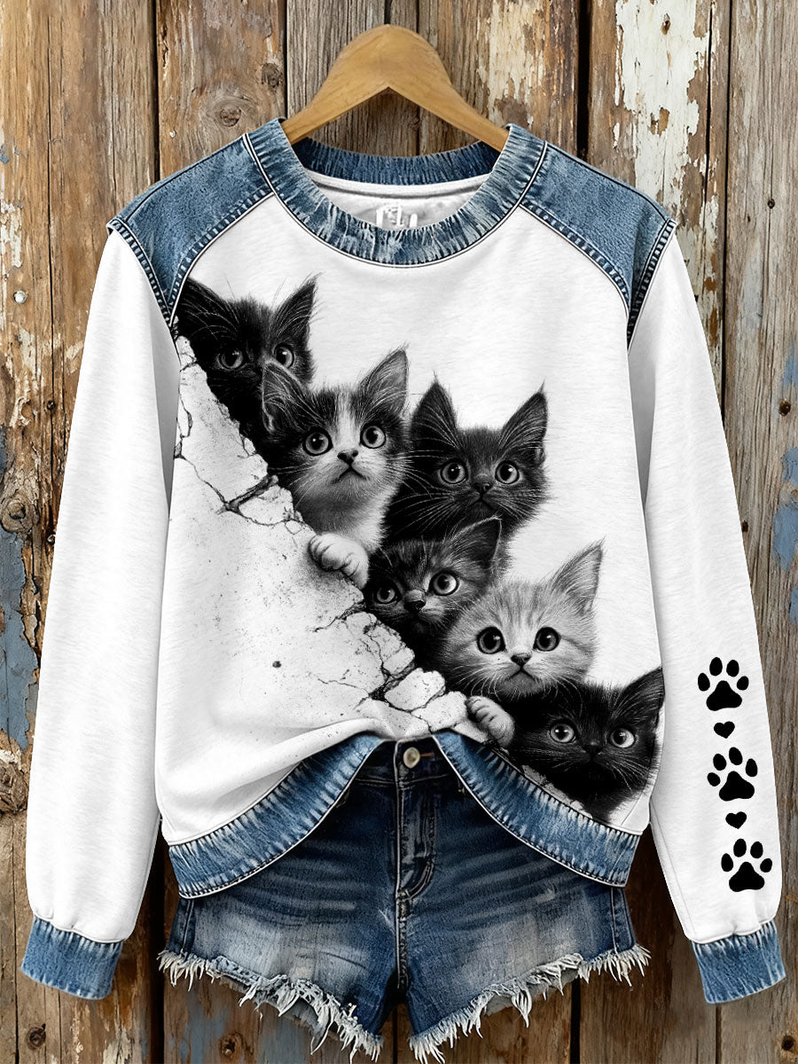 Women's Cats Enthusiast Sweatshirts