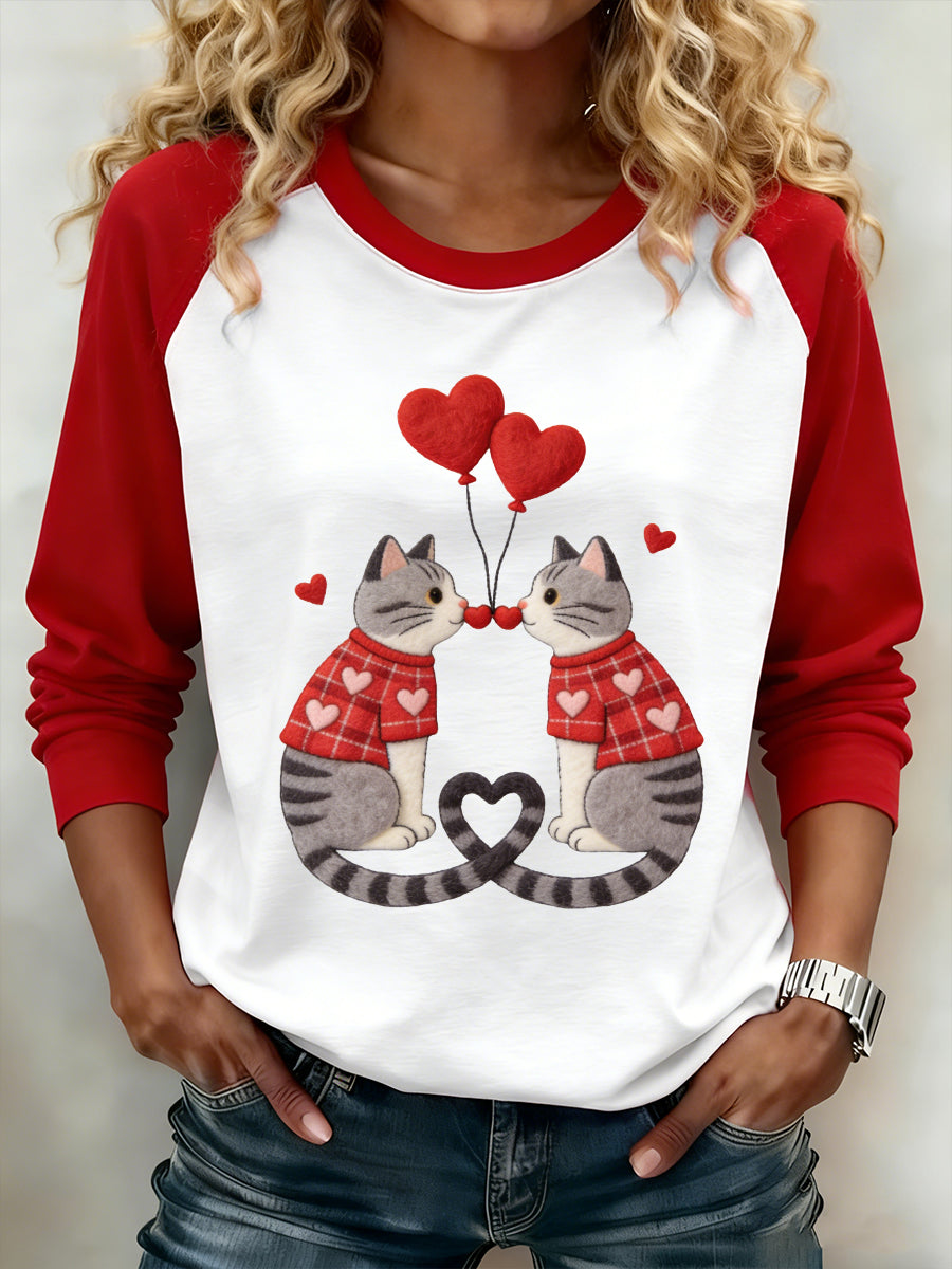 Women's Valentine's Day Puppy Sweatshirt